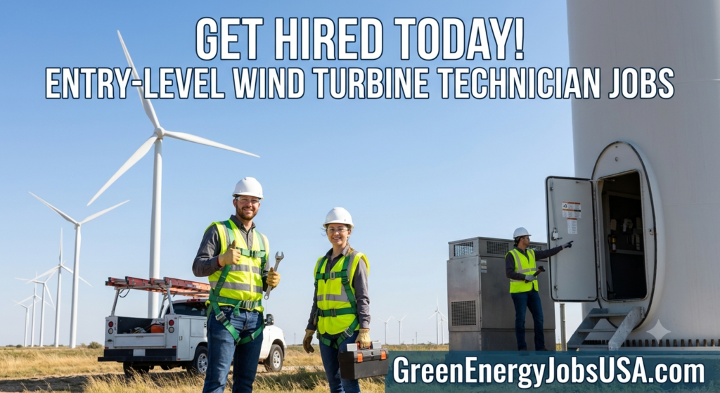 Entry-Level Wind Turbine Technician Jobs