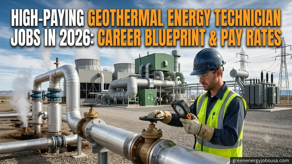 Geothermal Energy Technician Jobs