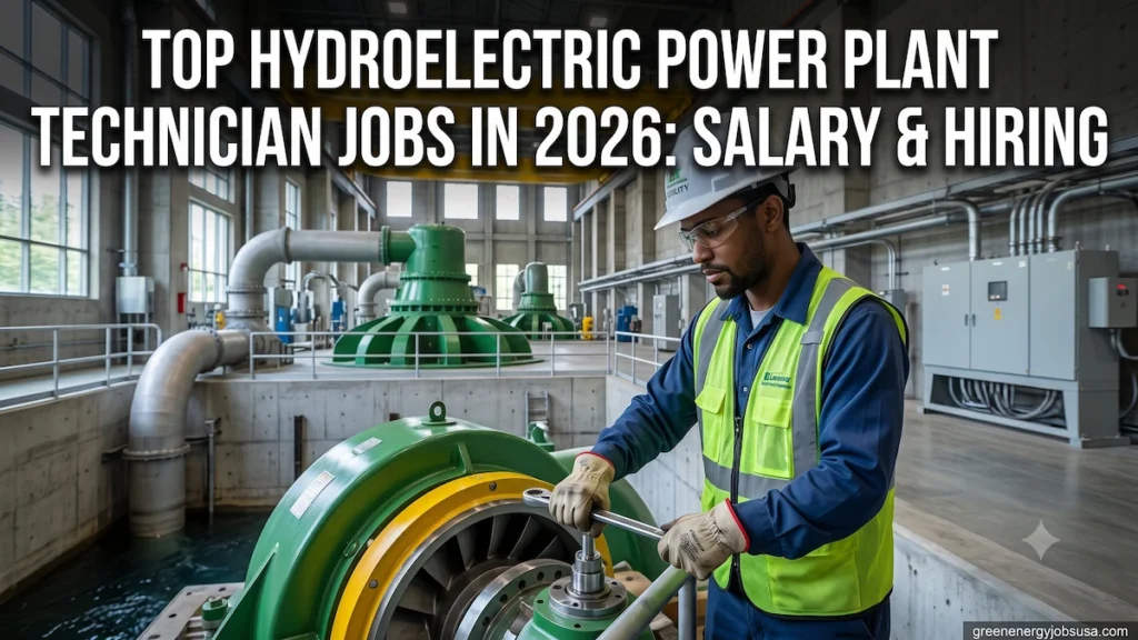 Hydroelectric Power Plant Technician Jobs