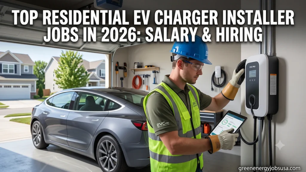 Residential EV Charger Installer Jobs