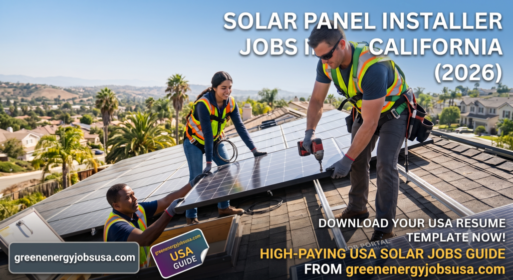 Solar Panel Installer Jobs in California