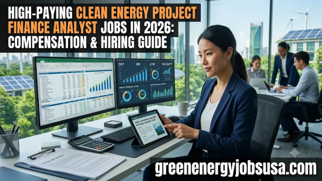 Clean Energy Project Finance Analyst Jobs