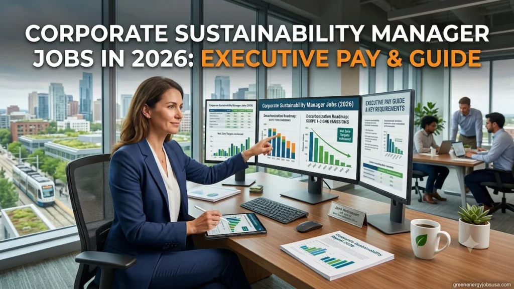 Corporate Sustainability Manager Jobs