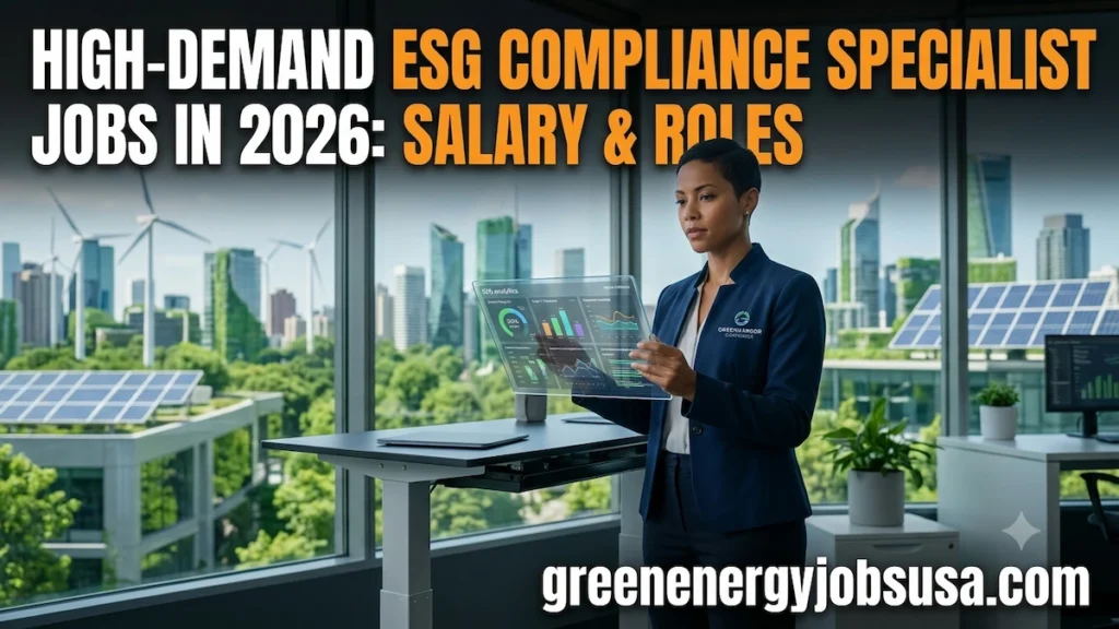 ESG Compliance Specialist Jobs